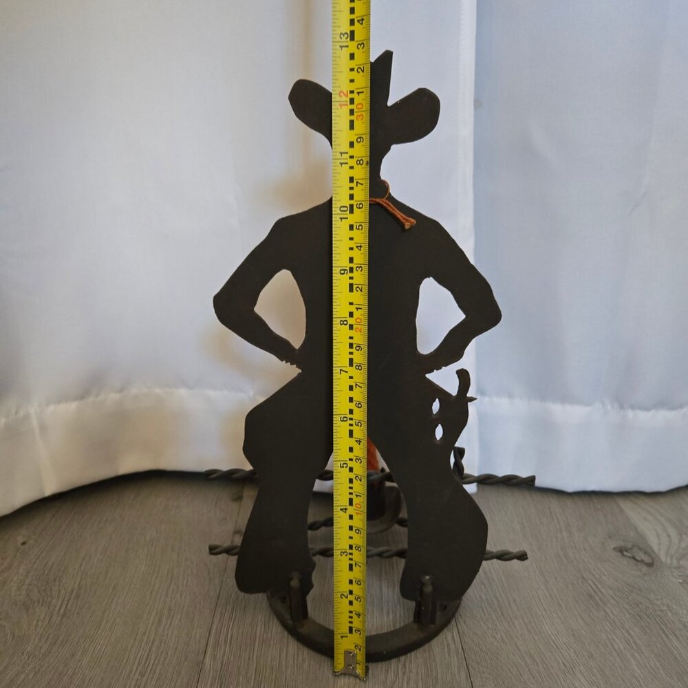 Metal Cowboy Candle Holder* - Picture 4 of 6